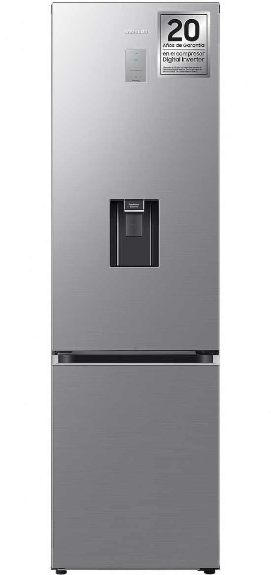 Frigorífico combi Samsung RB38C655DS9/EF, 203 x 60 cm, No Frost, clase D, display, inox